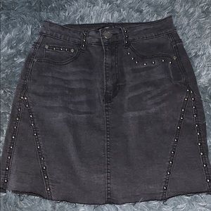 forever 21 studded skirt